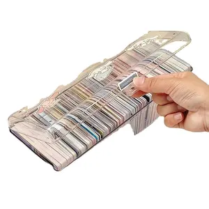 Caja de tarjeta acrílica transparente versión para el hogar pequeña, caja de exhibición, caja de losa calificada, caja de almacenamiento de tarjetas
