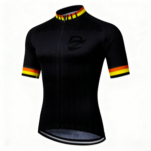 Maillot de Ciclismo de Alto Rendimiento, Secado Rápido, Diseño Ajustado, Impresión de Logotipo Personalizado, para Ciclistas Profesionales de Carreras de Carretera - Product Image 2