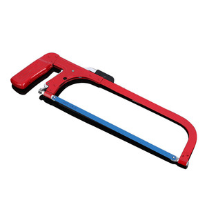 Cadre de scie à métaux multifonctionnel en acier, lame de remplacement de 12 pouces, poignée antidérapante pour le travail du bois, le jardinage, l'usage domestique - Product Image 4