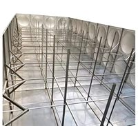 Réservoir d'eau modulaire boulonné en acier inoxydable 304/316 pour l'incendie – Réservoir d'eau modulaire en acier inoxydable
