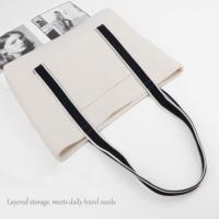 Sac fourre-tout réutilisable en toile personnalisé pour femme, imprimé sur mesure, écologique, avec deux poignées, OEM ODM