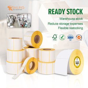 100x150Mm adhesivo térmico papel adhesivo 2000 uds/pila A6 Hoja de Ruta pegatina 4x6 etiquetas térmicas - Product Image 5