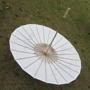 Mr Mrs, appena sposato, matrimonio nuziale ombrelli foto oggetti di scena all'ingrosso festa di nozze all'aperto Souvenir in legno carta bianca ombrello - Product Image 3