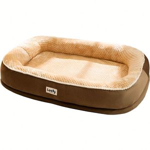 Coussin pour animaux de compagnie rectangulaire, épais et chaud, pour chats et petits chiens, amovible, lavable, confortable toute l'année - Product Image 5