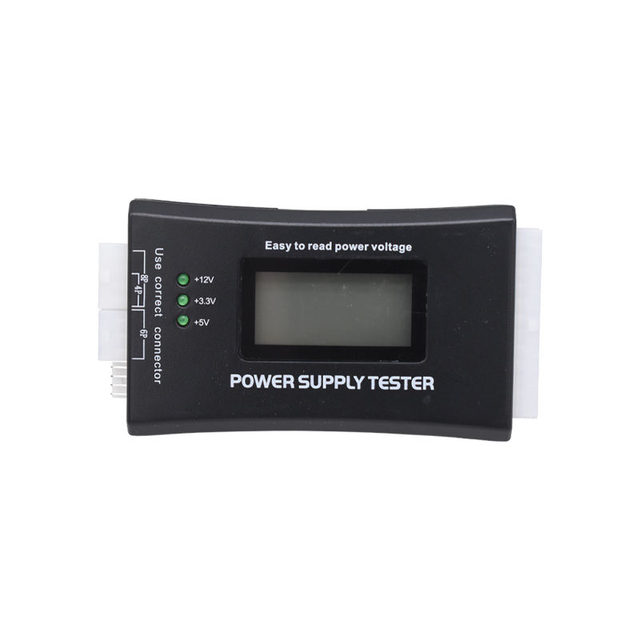 Power Supply Tester IV 20/24Pin ATX Power Supply Tester LCD Display PC Power Voltage Tester for Computer Power Supply Test