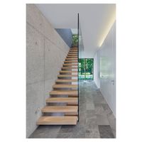 Optima Escalier flottant Rampe simple Escalier plus solide Offre Spéciale Villa Maison Salon Escalier flottant