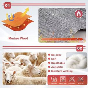 Custom Logo 5 Five Toe Running <b>Socks</b> Merino <b>Wool</b> Sports Athletic <b>Socks</b> for Men Women - Product Image 5