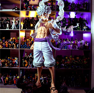 Nuovo Arrivo Statua Anime <span class=keywords><strong>One</strong></span> <span class=keywords><strong>Piece</strong></span> Luffy Gear 5 Sun God Nika Joy Boy in Resina/FRP, Action Figure da Collezione a Grandezza Naturale - Product Image 1