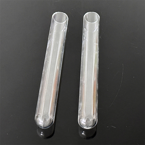 Hochreines transparentes Quarzglas rohr Klar Ein Ende Geschlossenes klares Quarz-Reagenzglas - Product Image 4