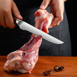 New Arrival Professional 9pcs Chef <b>Knife</b> Stainless Steel <b>Bread</b> <b>Knife</b> Sharpening Stick Kitchen <b>Knives</b> Sets - Product Image 4