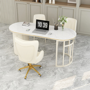 Bắc Âu thiết kế hiện đại bàn văn phòng tại nhà studio phim sang trọng cửa hàng cô dâu tư vấn tiếp tân làm đẹp bệnh viện nội thất máy tính - Product Image 4