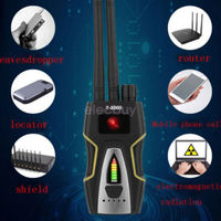Détecteur de caméra cachée Bug Sweeper pour dispositif d'écoute Anti-espion Scanner de Signal sans fil RF suivi GPS détection magnétique