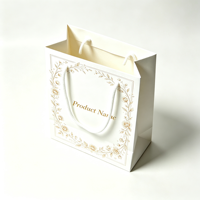 Sac cadeau en papier kraft imprimé sur mesure avec poignée torsadée, logo OEM ODM pour emballage de boutique, mariage, fêtes