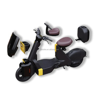 Gros pneu Chopper Citycoco moto électrique 500W moteur haute vitesse Scooter électrique avec deux sièges