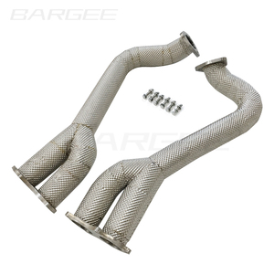 Barcaza <span class=keywords><strong>Precio</strong></span> de fábrica Tubo de escape para <span class=keywords><strong>Porsche</strong></span> <span class=keywords><strong>718</strong></span> GT4 RS 4.0L 2022UP Bajante con escudo térmico - Product Image 4