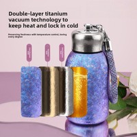 Tasse isotherme rotative en titane pur, mini-tasse moderne et minimaliste au design élégant, nouvelle tasse à café portable pour voiture, bouteille d'eau