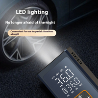 Portable Mini Wireless Air Compressor Pump Cordless Electric Car Tyre Inflator Pump with Tire Pressure Monitor for Tires