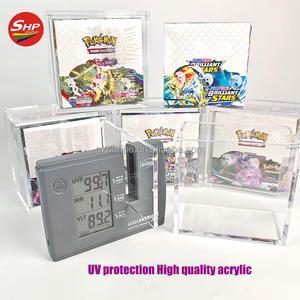 SHP Résistance aux UV <span class=keywords><strong>Pokemon</strong></span> 1st Edition Base Set Booster Box Case Clear Original <span class=keywords><strong>Pokemon</strong></span> Booster Box Acrylique Display Case - Product Image 6