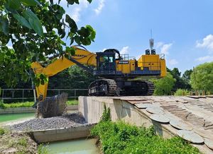 Excavadora de cadenas SHANTUI SE1500LCW de 150 toneladas de servicio pesado con motor Weichai, control PLC y alta potencia de excavación - Product Image 3