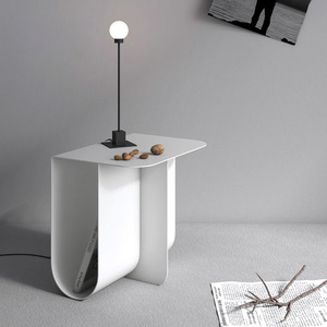 ModHomi Nordic Creative Design Stainless Steel Convertible Corner Book <strong>Storage</strong> Rack Modern Living Room Sofa <strong>Side</strong> Coffee <strong>Tables</strong> - Product Image 3
