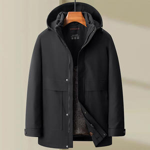 Doublure intérieure détachable pour hommes <span class=keywords><strong>Doudoune</strong></span> en velours doré avec duvet d'oie blanc Froid extrême Imperméable Épais Anti-froid d'âge moyen - Product Image 4