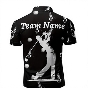 Men's Black Jersey for Shirt Short Sleeve Heat-Transfer Printed Logo Breathable Casual Knitted Solid Color Front Design 180g - Product Image 3