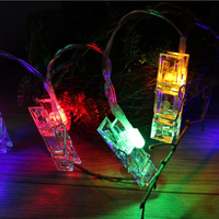 Guirlande lumineuse avec clip pour photo, 10 m, éclairage décoratif à LED de haute qualité pour fête, mariage, maison