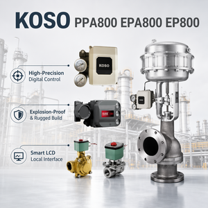 ตัวปรับตำแหน่งวาล์วอัจฉริยะแบบไฟฟ้า-นิวเมติก OEM ของ KOSO รุ่น PPA800/EPA800/EP800 - Product Image 1