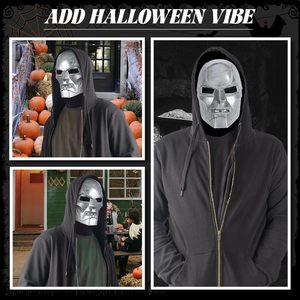 หน้ากากดร.ดูมพร้อมเสื้อคลุม ชุดคอสเพลย์ฮาโลวีนสำหรับผู้ใหญ่ อุปกรณ์ประกอบฉาก วัสดุสังเคราะห์ สำหรับทุกเพศ - Product Image 5