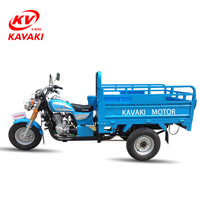 Chine kavaki d'occasion 150cc 200cc 250cc tvss moto tricycle à essence 3 roues vélo en Afrique