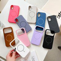 Coque de téléphone en silicone anti-chute, antichoc et résistante à l'usure, en tissu brossé uni de 17 pouces, pour 17 Pro Max, transfrontalière