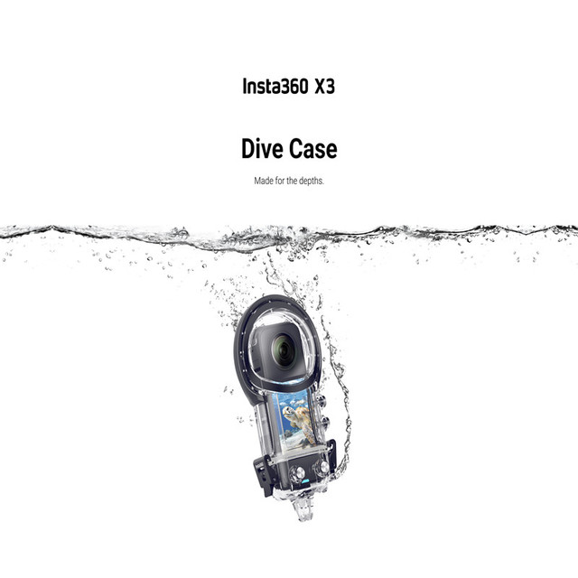 40M Waterproof Underwater Diving Housing Cage Vr Action Camera Insta 360 Accessories Dive Case for Insta360 One X3