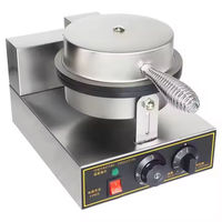 Machine à gaufres roulées à tête unique 1,2 kW Contrôle de la température 50-250 ° Gaufrier électrique commercial pour boulangerie et café