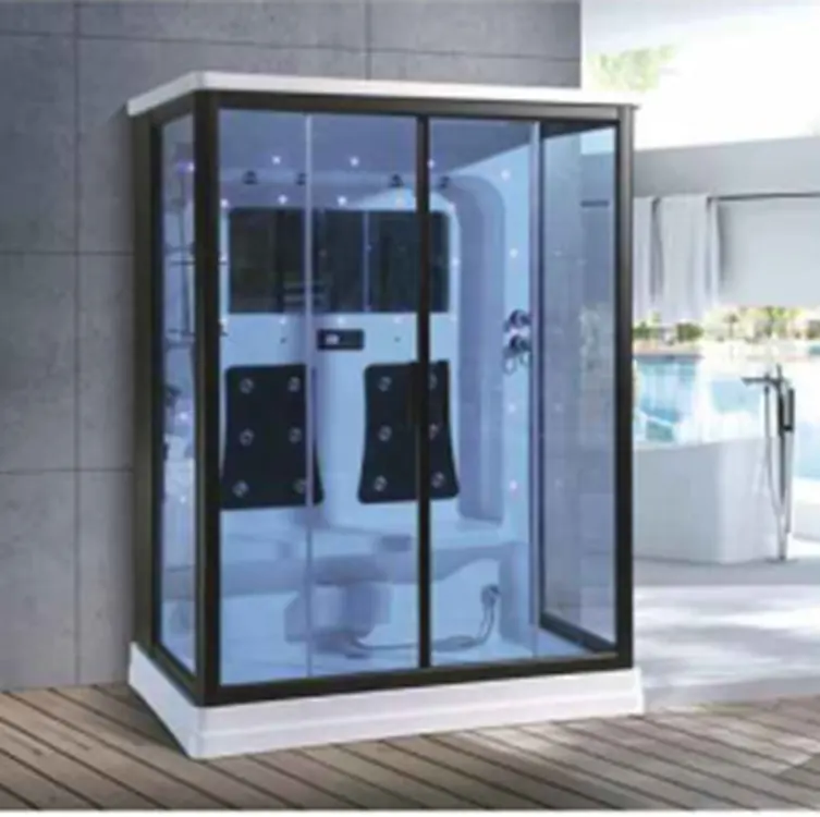 Fashionable Family Used Sector Shaped Computer Controlled Steam Shower Room