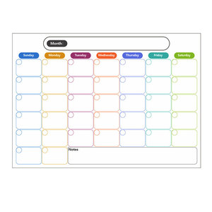 Tableau blanc magnétique super résistant pour planificateur hebdomadaire, tableau effaçable à sec, aimant souple pour réfrigérateur, tableau des tâches pour enfants - Product Image 1