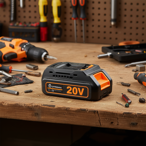 Litraiou 20V 4.0Ah <b>Lithium</b> <b>Ion</b> <b>Battery</b> <b>Pack</b> For Cordless Power Tools High Capacity Replacement <b>Battery</b> - Product Image 2