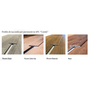 Alpine Oak SPC Floor Connecting Profile Herramienta de torneado colorida para pisos - Product Image 3