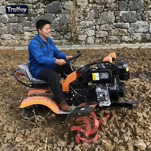 Tracteur de <span class=keywords><strong>jardin</strong></span> multifonctionnel 2WD 4WD, machine de micro-labourage avec siège réglable et arbre de sortie arrière - Product Image 3