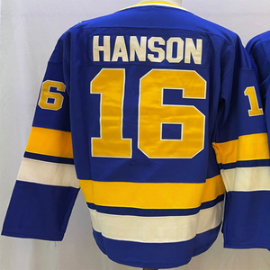 Camisetas <span class=keywords><strong>de</strong></span> Hockey Cosidas para Hombre 00 Griswold  3 Killer  7 Dunlop  8 Makar  8 Selanne  9 Kariya  16 Hanson  16 Hull - Product Image 6