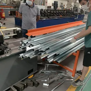 Z Purlin Roll Forming Machine Z Purline Purlin C Shape Steel Channel Production Line Warehouse Shelves Roll Forming Machine