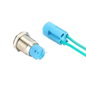 12mm ABS không thấm nước điện tử <span class=keywords><strong>push</strong></span> <span class=keywords><strong>button</strong></span> chuyển 2-pin cao đầu tự khóa/không khóa đầu phẳng thiết lập lại điện bắt đầu IP65 10A - Product Image 3