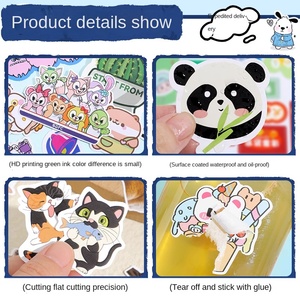 Özel Tasarım Uzaylı Kraft Kağıt Etiket Su Geçirmez Yapışkanlı Oval Düzensiz Şekil - Product Image 4