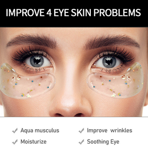 Parches <span class=keywords><strong>de</strong></span> Hidrogel Transparentes con Brillo para el Contorno <span class=keywords><strong>de</strong></span> Ojos, Tratamiento Hidratante con Ingredientes Naturales, Cuidado <span class=keywords><strong>de</strong></span> los Ojos, Marca Privada, Hidratante y Antiarrugas - Product Image 4