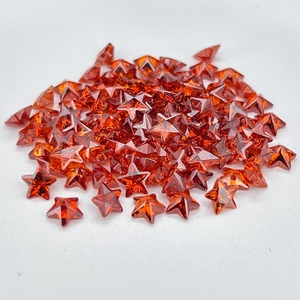 Pietre CZ Taglio <span class=keywords><strong>Stella</strong></span> 3-12mm Bianco Rosso <span class=keywords><strong>Rosa</strong></span> Peridoto Ametista Zirconia Cubica Sintetica - Product Image 3