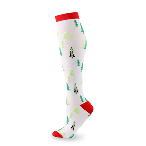 Chaussettes <span class=keywords><strong>de</strong></span> sport amusantes HLC personnalisées, chaussettes hautes pour le sport, chaussettes <span class=keywords><strong>de</strong></span> Noël festives, bonhomme <span class=keywords><strong>de</strong></span> neige, renne <span class=keywords><strong>de</strong></span> Noël, chaussettes <span class=keywords><strong>de</strong></span> compression <span class=keywords><strong>de</strong></span> Noël - Product Image 3