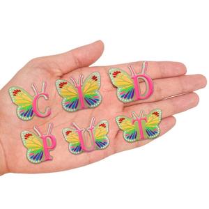 Glow in Dark butterfly Letter Shoe Charms for Clogs Sandals <strong>Light</strong> <strong>up</strong> Shoe Decorations for Party or Celebration case Accessories - Product Image 3