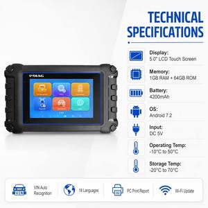 UDIAG A600 Scanner OBD2 complet, 37+ fonctions de réinitialisation, outil de diagnostic automobile, lecteur de codes de tous les systèmes pour plus de 100 marques, ABS, SRS, EPB, DPF - Product Image 6