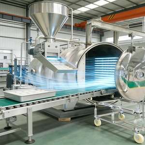 Lyophilisateur à plusieurs étagères 180 kg, sécheur par congélation, performance de séchage uniforme - Product Image 4