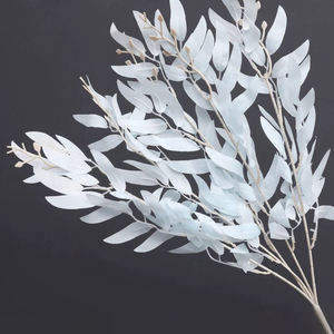 Fausses fleurs de pivoine bleue anti-poussière pour décoration d'étagère intérieure Bouquet de roses bleues imperméables pour décoration d'événement extérieur - Product Image 2