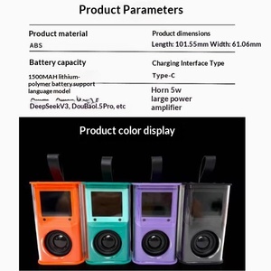 <span class=keywords><strong>Robot</strong></span> <span class=keywords><strong>de</strong></span> Compañía con Interacción por Voz DeepSeek <span class=keywords><strong>de</strong></span> XiaoZhi AI Speaker, Pantalla IPS ESP32, Ideal para Novias - Product Image 5